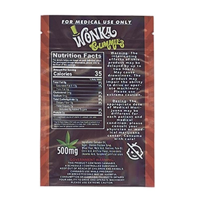 Fruit Gushers 500mg Candy Mylar Bags